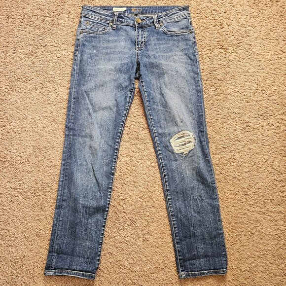 Kut from the Kloth Denim - Kut From The Kloth Jeans Womens 6 Blue Catherine Boyfriend Denim Stretch Pants